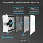 2UUL Desktop Smoking Apparatus Phone Repair Purification Station Filter Cartridge Accessories, 3pcs / Set