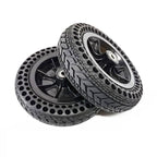 8 inch Electrical Wheelchair Honeycomb Solid Front Wheel Tire Assembly, 200 x 50
