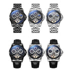 Dulunwe 6060C 30m Waterproof Luminous Automatic Mechanical Watch