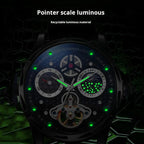 Dulunwe 6060C 30m Waterproof Luminous Automatic Mechanical Watch