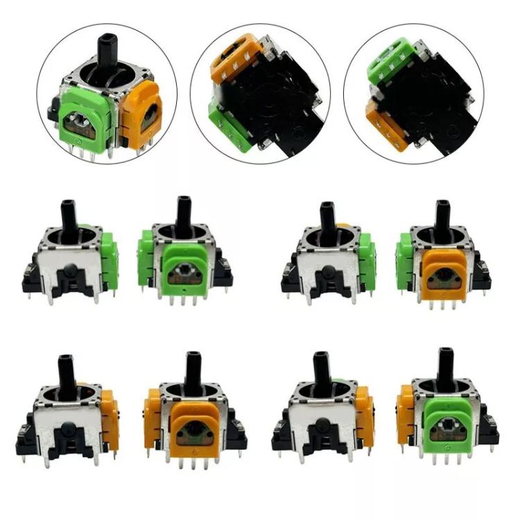 High Precision Adjustable Hall Electromagnetic Joystick IC Rocker Accessories, 2pcs For PS5, 2pcs For PS4, 2pcs For XBOX, 2pcs For NS Pro