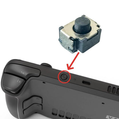 For Steam Deck 10pcs On/Off Keys Power Buttons Tap Switches, Power Buttons