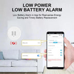 Compatible Tuya ZigBee Smart Vibration Tilt Sensor Real Time Shock Alarm Security Protection