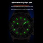 Dulunwe 30m Waterproof Luminous Fully Automatic Mechanical Watch