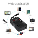 300W Car Inverter DC 12V To AC 220V Car Laptop USB Charging Universal Converter Power Adapter, E8982