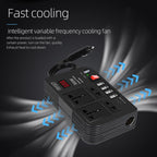 300W Car Inverter DC 12V To AC 220V Car Laptop USB Charging Universal Converter Power Adapter, E8982