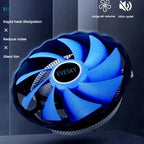 EVESKY 800-2000 RPM Conputer CPU Cooling Fan For Intel LGA 1155/1156/775 & AMD AM4/AM5 Sockets, 400