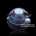 EVESKY 800-2000 RPM Conputer CPU Cooling Fan For Intel LGA 1155/1156/775 & AMD AM4/AM5 Sockets, 400