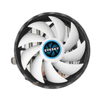 EVESKY  12cm RGB LED CPU Cooler with Dual Copper Heat Pipes Quiet Fan for Desktop Computers, 300