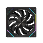 4RS 12cm Computer  Case Fan with Infinity Mirror ARGB Thermal Control & Ultra Quiet Cooling