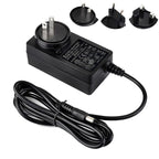 Waveshare 24V / 2A 1.2m Length Cable DC Jack Power Supply Adapter, EU Plug, UK Plug, US Plug
