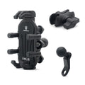 Motorcycle Rearview Mirror Mount Aluminum Alloy Shock-absorbing Mobile Phone Holder, CS-1990B1
