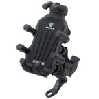 Motorcycle Rearview Mirror Mount Aluminum Alloy Shock-absorbing Mobile Phone Holder, CS-1990B1