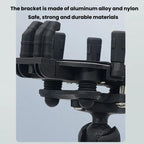 Motorcycle Rearview Mirror Mount Aluminum Alloy Shock-absorbing Mobile Phone Holder, CS-1990B1