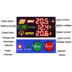 12V 24V Setup-Free Color Screen Luminous Display Solar Controller PV Solar Charge Controller, 10A, 20A, 30A, 40A, 50A, 60A