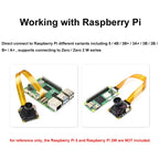 Waveshare For Raspberry Pi Series Boards IMX462 2MP Fixed-Focus IR-CUT Starlight Camera, 30450