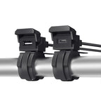 WUPP 2 in 1 QC3.0 Waterproof PD Fast Charging Motorcycle Mobile Phone USB Charger, CS-1849D1