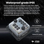 6-Way Waterproof Fuse Box With LED Indicator And Sticker, ZH-1704A1