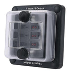 6-Way Waterproof Fuse Box With LED Indicator And Sticker, ZH-1704A1