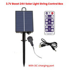 3.7V Boost 24V Solar String Light Control Box With DC Charging Solar Light Circuit Control Board