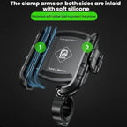 Kewig Motorcycle Bicycle Non-Blocking Mobile Phone Camera Navigation Bracket, M8SP-C1, M8SP-C2, M8SP-C3, M8SP-C4