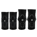 MEROCA Children Balance Bike Cover Roller Skate Bike Protective Set, Kneepads+Elbow Pads, 1pair Elbow Pads, 1pair Kneepads