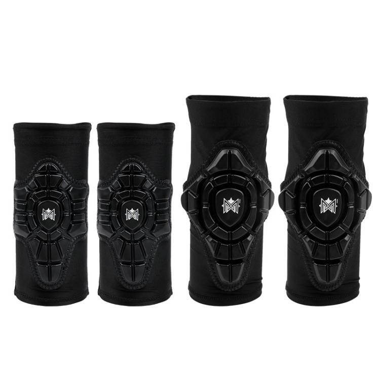 MEROCA Children Balance Bike Cover Roller Skate Bike Protective Set, Kneepads+Elbow Pads, 1pair Elbow Pads, 1pair Kneepads