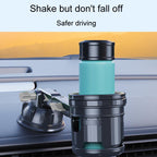 Car Multifunctional Water Cup Holder Auto Large Suction Cup Mounted Drink Rack, Long Rod Gray, Long Rod Green, Short Rod Gray, Short Rod Green