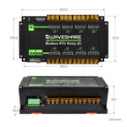 Waveshare Modbus RTU Protocol Rail-Mounted Case 8-Way RS485 30A High-Current Relay Module, 30459
