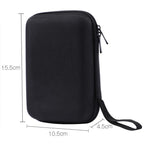EVA Hard Disk Bag Portable Drop-proof Mobile Power Storage Bag Zipper Toolkit Accessory Storage Case, EVA Hard Disk Bag