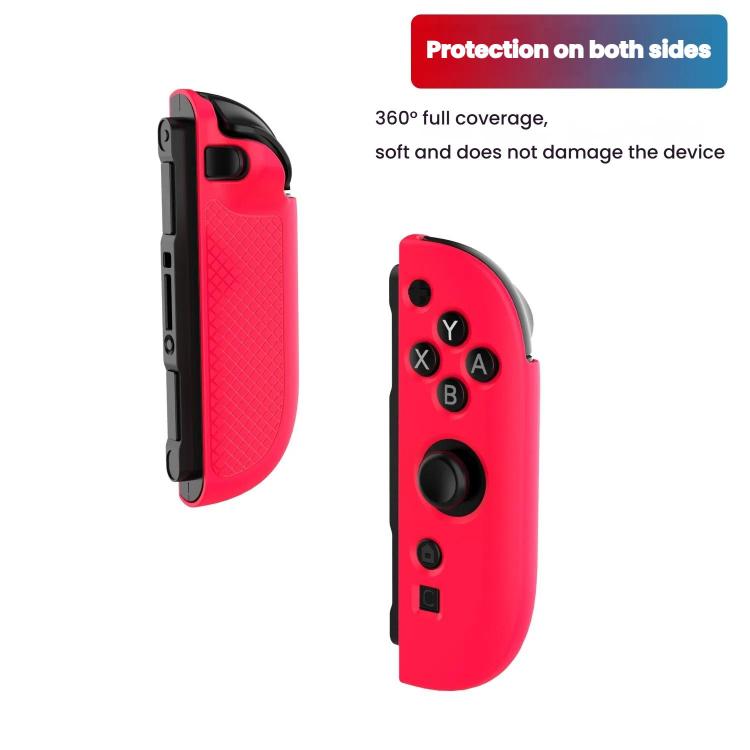 For Nintendo Switch 2 Joy-con Controller Silicone Case Protective Cover, Controller Case White, Controller Case Red, Controller Case Blue, Controller Case Black