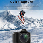 D5 HD WiFi Digital Camera 64MP Dual Camera Night Vision Photography Video DV, Standard White, Standard+Fill Light, Standard+Macro Lens, Standard+Microphone, Standard+Handheld Bracket, Standard+Mic+Light+Lens+Bracket