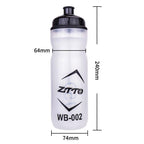 ZTTO wb-002 750ml Portable Fitness Sports Cup Bicycle Outdoor Riding Water Bottle, 2pcs