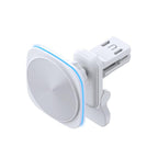 For IPhone 12-16 Cell Phone Car Magnetic Wireless Charger Car Air Vent Holder Fast Charger, Blue Light (White), Blue Light (Black), RGB Light (White), RGB Light (Black)