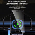 For IPhone 12-16 Cell Phone Car Magnetic Wireless Charger Car Air Vent Holder Fast Charger, Blue Light (White), Blue Light (Black), RGB Light (White), RGB Light (Black)