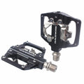 RACEWORK RK213 1pair Mountain Bike SPD + Flat Pedal Self-locking Dual-purpose Pedal