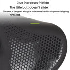 FMFXTRA Thickened Bicycle Saddle Mountain Bike Shaped Saddle, Black, Brown, Black+Tail Light, Brown+Tail Light