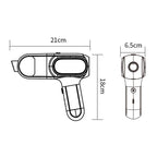 HD001 Portable Multifunctional Car Cordless Vacuum Cleaner Safety Hammer Suction Blower All In One Machine, Brushed, Brushless
