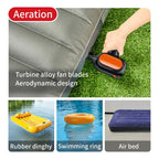 HD001 Portable Multifunctional Car Cordless Vacuum Cleaner Safety Hammer Suction Blower All In One Machine, Brushed, Brushless