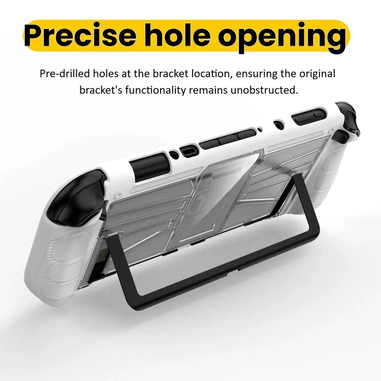 For Nintendo Switch 2 Game Console TPU + PC One-piece Case Shockproof Shell, TPU + PC One-piece Case White, TPU + PC One-piece Case Black