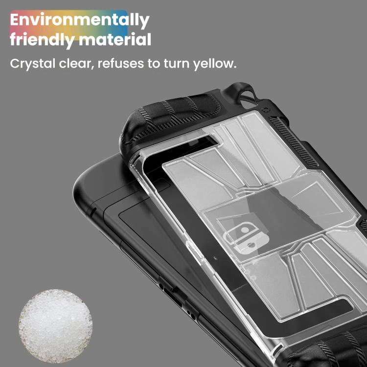 For Nintendo Switch 2 Game Console TPU + PC One-piece Case Shockproof Shell, TPU + PC One-piece Case White, TPU + PC One-piece Case Black
