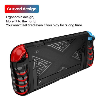 For Nintendo Switch 2 PC + TPU Split Cover With Panel Set Protective Shell, PC + TPU Panel Black, PC + TPU Panel White