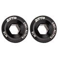 2pcs ZTTO Bicycle Aluminum Alloy Crank Cover Mountain Bike Crank Screws, M18 Black, M18 Red, M18 Blue, M19 Black, M19 Red, M19 Blue, M20 Black, M20 Red, M20 Blue