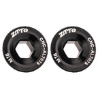 2pcs ZTTO Bicycle Aluminum Alloy Crank Cover Mountain Bike Crank Screws, M18 Black, M18 Red, M18 Blue, M19 Black, M19 Red, M19 Blue, M20 Black, M20 Red, M20 Blue