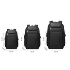 Wiersaam Men Waterproof Anti-Theft Business Backpack Travel Laptop Bag With USB Charging Port & Password Lock, Large, Middle, Small