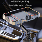 Car 360 Degree Rotating Dining Tray Auto Adjustable Cell Phone Holder, Small, Medium, Large