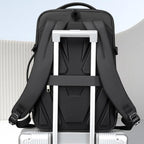 Wiersaam Men Anti-Theft Business Laptop Backpack 15.6 Inch Computer Bag With USB & Type-C Charging Ports, WA338353  Gray