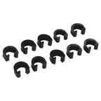 50pcs ZTTO Bicycle Plastic C-Clips Mountain Bike Shifter Cable Brake Clamps