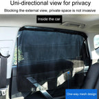 Suction Cup Car Side Window Sunshade Mesh Summer Sunshade Curtains, 1pair