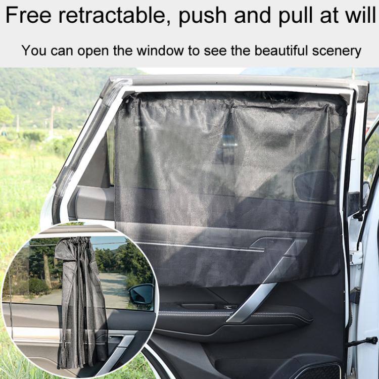 Suction Cup Car Side Window Sunshade Mesh Summer Sunshade Curtains, 1pair